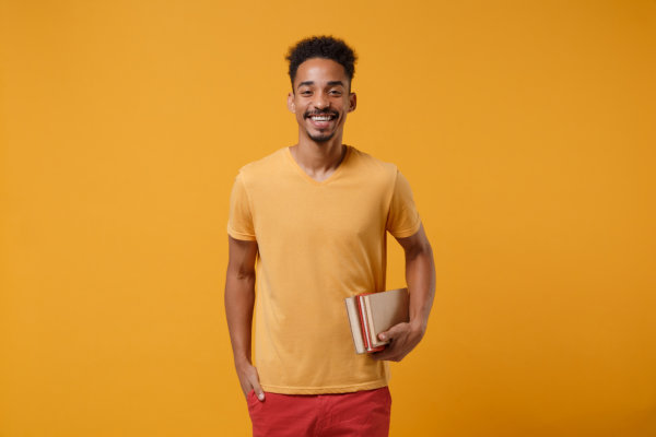 man smiling