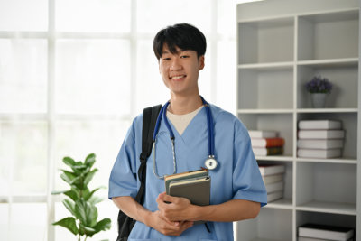 nursing student smiling