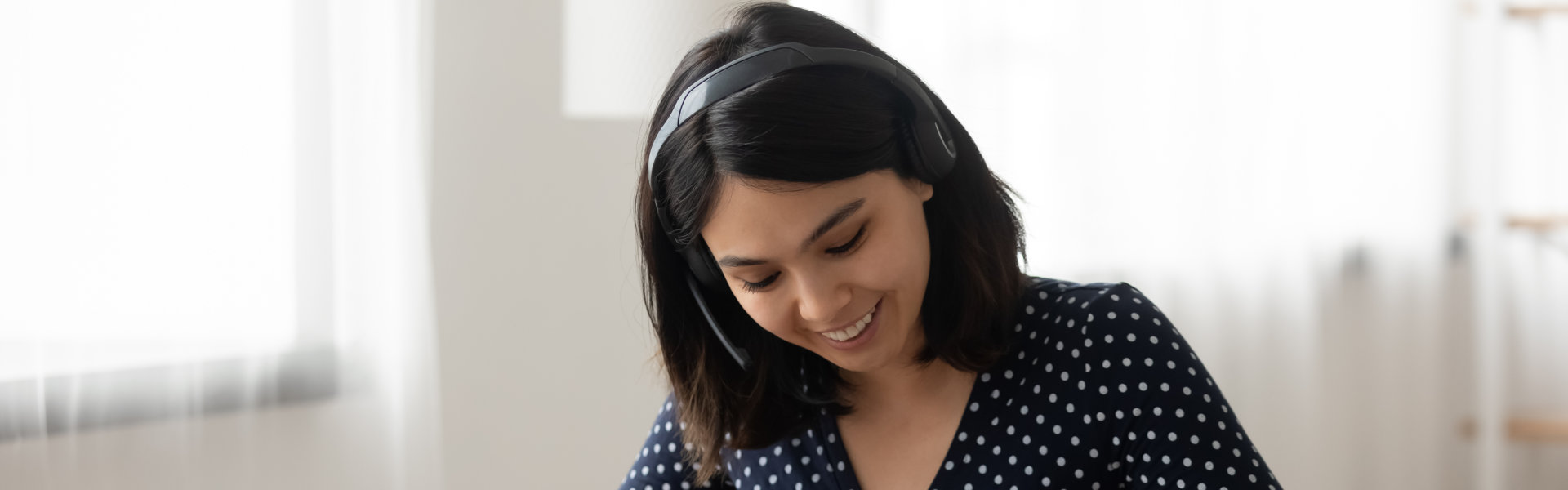 woman smiling