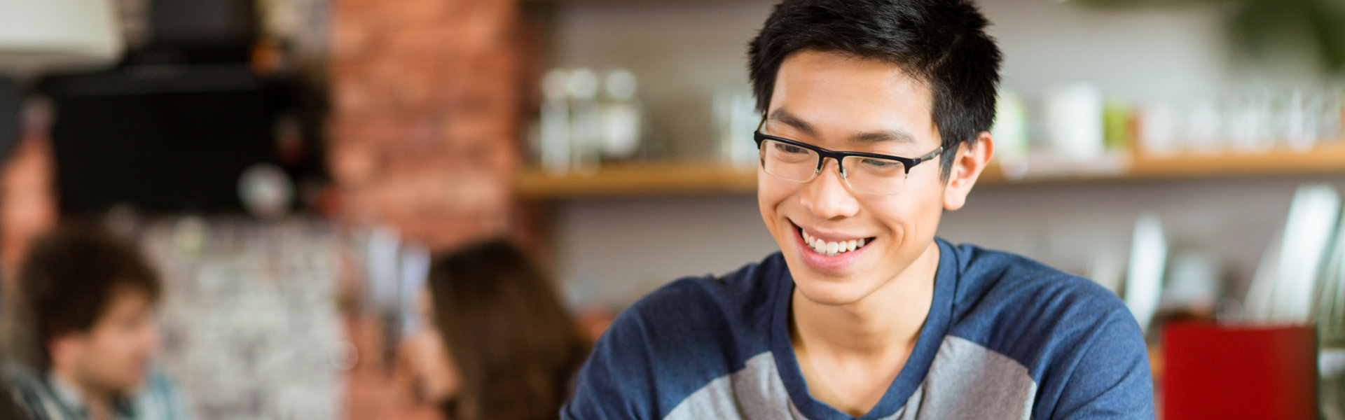 man smiling