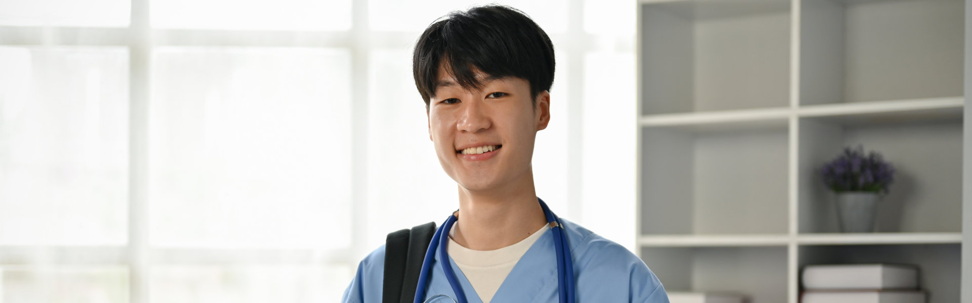 nursing student smiling